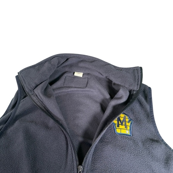 Milwaukee Brewers Fleece Vest SGA 9/2/2023 Size Adult Medium - Picture 5 of 11